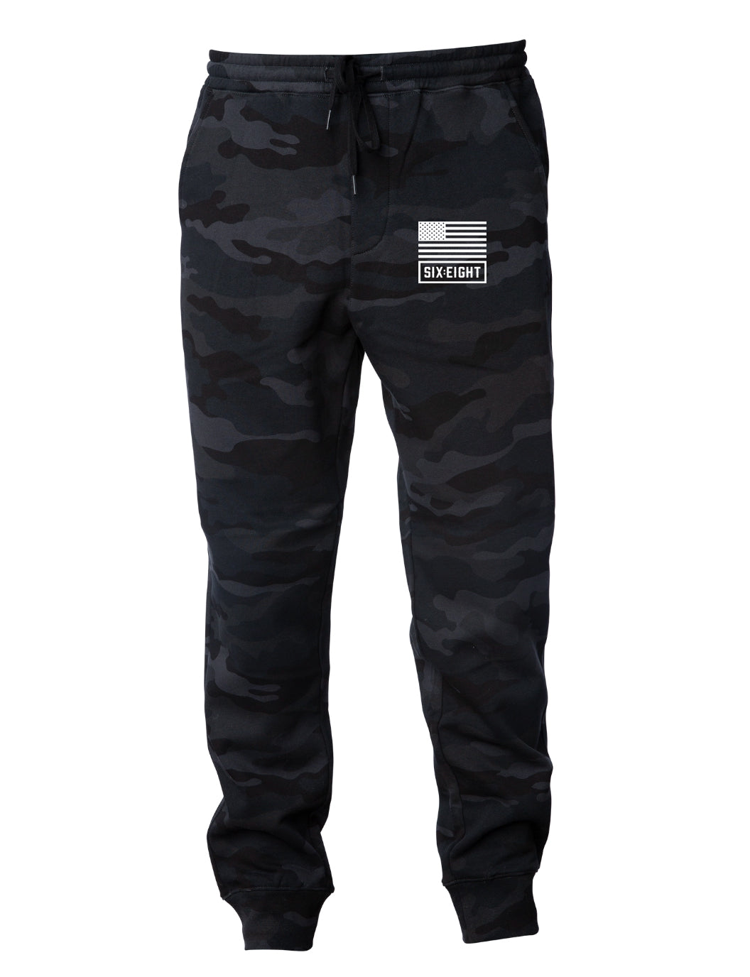 SIX:EIGHT FLag Block Camo Training Joggers